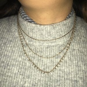 alter'd state gold necklace.